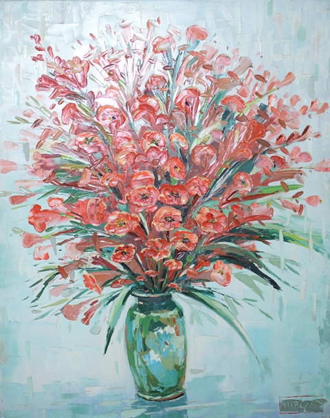 Tranh Sơn Dầu Hoa